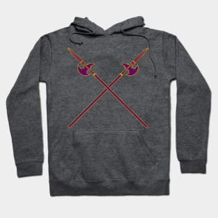 Crossed Halberds (Purple) Hoodie